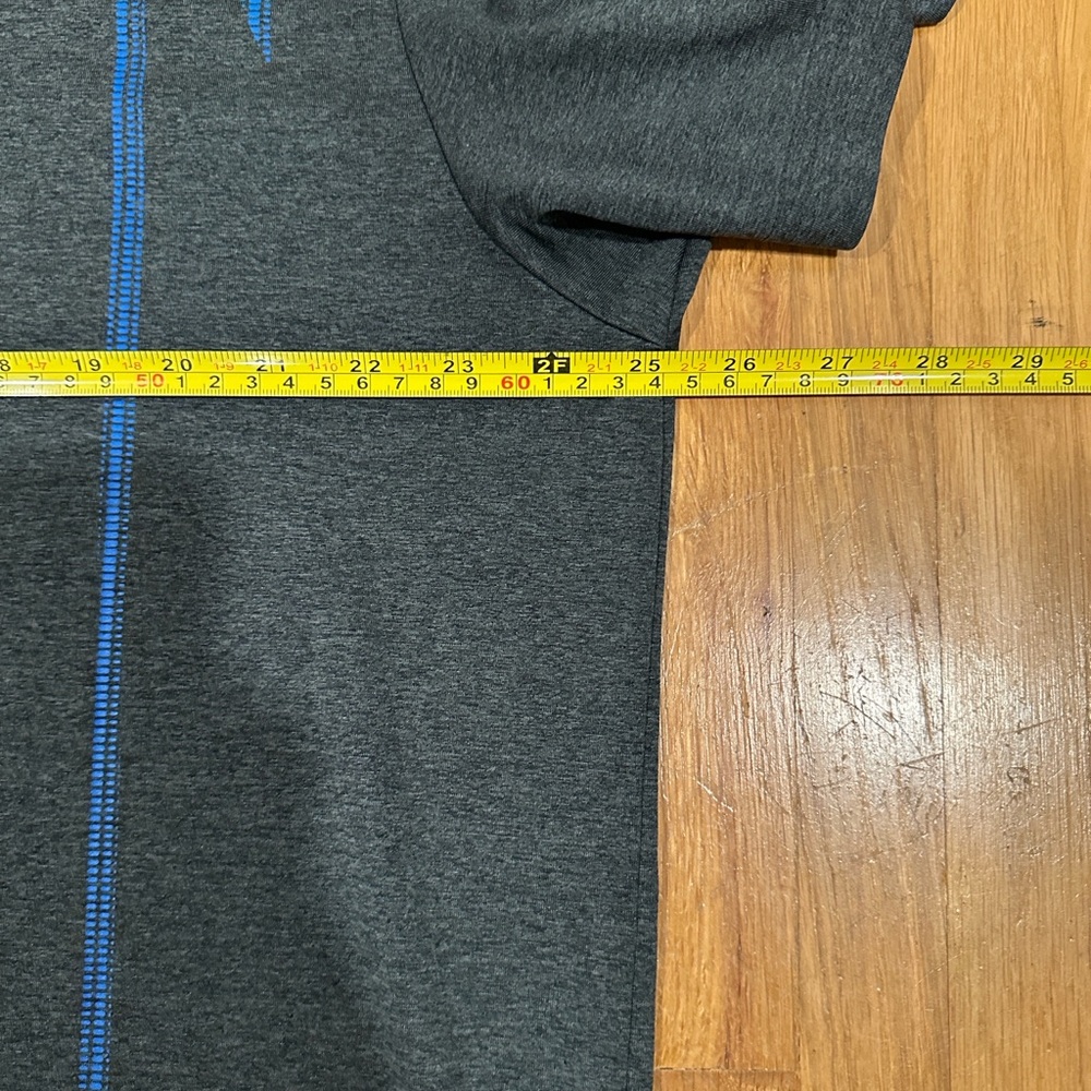 PGA Tour Dark Gray Polo with Green and Blue Accents - Picture 10 of 16